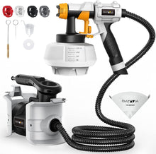 Load image into Gallery viewer, ITEM# 0153 Paint Sprayer, 700W Power Electric Spray Paint Gun, 1200ML, 4 Nozzles, 3 Patterns, Paint Gun for House Painting, Home Interior and Exterior, BSG0180 (Watch Video)