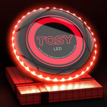 Load image into Gallery viewer, ITEM# 0199 Flying Disc - 16 Million Color RGB or 36 or 360 LEDs, Extremely Bright, Smart Modes, Auto Light Up, Rechargeable, Cool Fun 175g frisbee (Watch Video)