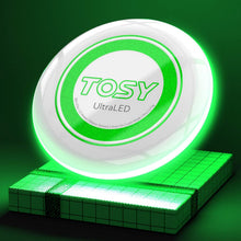 Load image into Gallery viewer, ITEM# 0199 Flying Disc - 16 Million Color RGB or 36 or 360 LEDs, Extremely Bright, Smart Modes, Auto Light Up, Rechargeable, Cool Fun 175g frisbee (Watch Video)