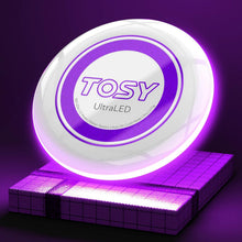 Load image into Gallery viewer, ITEM# 0199 Flying Disc - 16 Million Color RGB or 36 or 360 LEDs, Extremely Bright, Smart Modes, Auto Light Up, Rechargeable, Cool Fun 175g frisbee (Watch Video)
