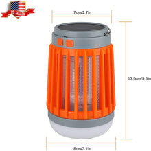 Load image into Gallery viewer, ITEM# 0082 Bug Zapper Light Bulb 2pcs, 3 in 1 Mosquitoes Killer USB Rechargeable Camping Lantern Flashlight Tent Light, IPX6 Waterproof Portable Light Bulb Zapper for Doorway, Corridor, Balcony, Patio (Watch Video)