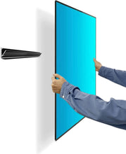 Load image into Gallery viewer, ITEM# 0128 No Stud TV Wall Mount, Drywall Studless TV Hanger No Damage, No Drill, Non Screws, Dry Wall Flat Screen TV Easy Install Bar Bracket fits VESA 12-55 inch TVs up to 99 lbs, Include Hardware Levels (Watch Video)