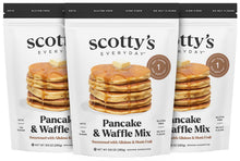 Load image into Gallery viewer, ITEM# 0219 Scotty's Everyday - Keto Pancake and Waffle Mix - 1g Net carbs, 0g Added Sugar, Gluten-Free, High Fiber - No Nut Flours - 9.08oz (Watch Video)