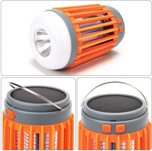 Load image into Gallery viewer, ITEM# 0082 Bug Zapper Light Bulb 2pcs, 3 in 1 Mosquitoes Killer USB Rechargeable Camping Lantern Flashlight Tent Light, IPX6 Waterproof Portable Light Bulb Zapper for Doorway, Corridor, Balcony, Patio (Watch Video)