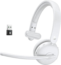 Load image into Gallery viewer, ITEM# 0134 Bluetooth Headset, Bluetooth Headset with Microphone AI Noise Cancelling with USB Dongle, 164ft Long Wireless Range & 60 Hrs Working Time, Wireless Headset for Computer with Mute (Watch Video)