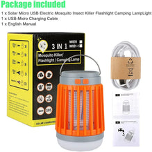 Load image into Gallery viewer, ITEM# 0082 Bug Zapper Light Bulb 2pcs, 3 in 1 Mosquitoes Killer USB Rechargeable Camping Lantern Flashlight Tent Light, IPX6 Waterproof Portable Light Bulb Zapper for Doorway, Corridor, Balcony, Patio (Watch Video)