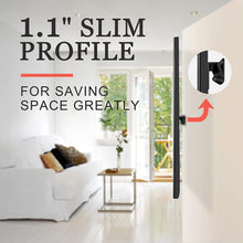 Load image into Gallery viewer, ITEM# 0128 No Stud TV Wall Mount, Drywall Studless TV Hanger No Damage, No Drill, Non Screws, Dry Wall Flat Screen TV Easy Install Bar Bracket fits VESA 12-55 inch TVs up to 99 lbs, Include Hardware Levels (Watch Video)