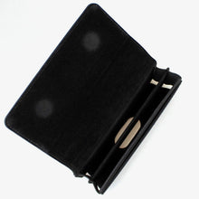 Load image into Gallery viewer, ITEM# 0250 Clip On Magnetic Close Dual Phone Holster Pouch Case for 2 Phones, Double Decker Belt Clip Case for iPhone (17 16 15 14 13 12 11) Pro Max/Plus, Samsung Galaxy (S25 S24 S23 S22 S21 S20) Ultra/Plus/Fe (Large) Watch Video)