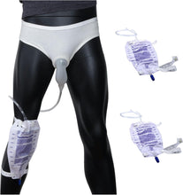 Load image into Gallery viewer, ITEM# 0235 Mens Incontinence Protective Briefs – Includes 3 Urine Bags for Reliable Protection