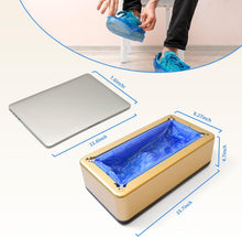 Load image into Gallery viewer, ITEM# 0229 Shoe Cover Dispenser with 200 Pcs Disposable Shoe Covers Automatic Shoe Cover Machine in Used at Home, Office, Factory to Protect the Floor