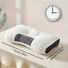 Load image into Gallery viewer, ITEM# 0236 2pcs 31"x21" Extra Soft Massage Neck Pillow with Adjustable Ergonomic Contour Support, Pillow Core, Hidden Zipper Washable Cover - Modern Design, Suitable for All Seasons (Watch Video)