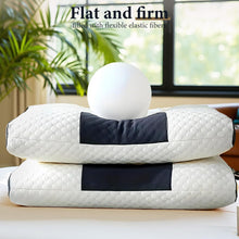 Load image into Gallery viewer, ITEM# 0236 2pcs 31"x21" Extra Soft Massage Neck Pillow with Adjustable Ergonomic Contour Support, Pillow Core, Hidden Zipper Washable Cover - Modern Design, Suitable for All Seasons (Watch Video)