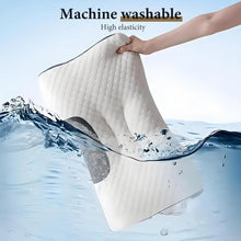 Load image into Gallery viewer, ITEM# 0236 2pcs 31"x21" Extra Soft Massage Neck Pillow with Adjustable Ergonomic Contour Support, Pillow Core, Hidden Zipper Washable Cover - Modern Design, Suitable for All Seasons (Watch Video)