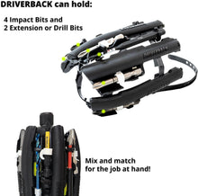 Load image into Gallery viewer, ITEM# 0178 Driverback Bit Holder| New Retractable Magnetic Bit Organizer for Your Impact Driver, Perfect Tool Accessory | Made in USA (Watch Video)