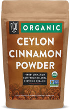 Load image into Gallery viewer, ITEM# 0143 Organic Ceylon Cinnamon Powder | Perfect for Baking, Cooking & Smoothies | 100% Raw from Sri Lanka | 8oz/226g Resealable Kraft Bag (Watch Video)