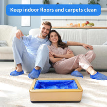 Load image into Gallery viewer, ITEM# 0229 Shoe Cover Dispenser with 200 Pcs Disposable Shoe Covers Automatic Shoe Cover Machine in Used at Home, Office, Factory to Protect the Floor