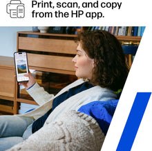 Load image into Gallery viewer, ITEM# 0022 HP DeskJet 4255e Wireless All-in-One Color Inkjet Printer, Scanner, Copier, Best-for-home, 3 month Instant Ink trial included. This printer is only 2.4 ghz capable. AI-enabled (588S6A)