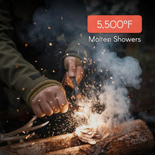 Load image into Gallery viewer, ITEM# 0208 Hexå Ferro Rod Fire Starter Survival Tool – Up to 20,000 Strikes, 1/2" Thick Hexagon Fire Steel with Multi-Tool Striker & Lanyard – Waterproof Camping Essentials (Watch Video)