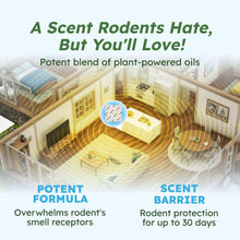 Load image into Gallery viewer, ITEM# 0226 Rodent Repellent Pouches. Plant-Powered Rat Repellent, Mouse Deterrent, Indoor & Outdoor Mice Repellent, Best Mouse Repellent, Natural Rat & Mouse Repellent (Watch Video)