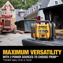 Load image into Gallery viewer, ITEM# 0177 DEWALT 20V MAX Tire Inflator, Compact and Portable, Automatic Shut Off, LED Light, Bare Tool Only (DCC020IB) Battery & Charger Not Included (Watch Video)