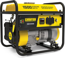 Load image into Gallery viewer, ITEM# 0223 Champion Power Equipment 200915 1500/1200-Watt Portable Generator, CARB (Watch Video)