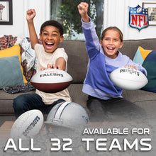 Load image into Gallery viewer, ITEM# 0215 Sports NFL Autograph Football - Official ADULT Size White Panel Souvenir Football for Autographs + Signatures - NFL Team Fan Shop Memorabilia Football for Display (Watch Video)