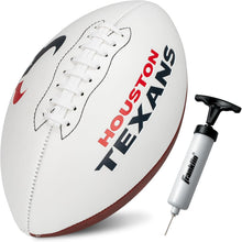 Load image into Gallery viewer, ITEM# 0215 Sports NFL Autograph Football - Official ADULT Size White Panel Souvenir Football for Autographs + Signatures - NFL Team Fan Shop Memorabilia Football for Display (Watch Video)