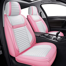 Load image into Gallery viewer, ITEM# 0042 Breathable and Waterproof Faux Leather Automotive Seat Covers for Cars SUV Pick-up Truck Sedan, Universal Anti-Slip Driver Seat Cover with Backrest (Watch Video)
