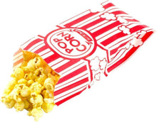 Load image into Gallery viewer, ITEM# 0118 Carnival King Paper Popcorn Bags, Red/White, 100 Count (Pack of 1) Watch Video