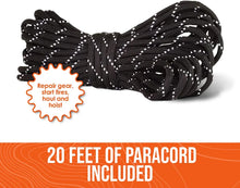 Load image into Gallery viewer, ITEM# 0098 Emergency Survival Shelter – 2 Person Emergency Tent – Use As Survival Tent, Emergency Shelter, Tube Tent, Survival Tarp - Includes Survival Whistle & Paracord (Watch Video)