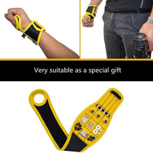 Load image into Gallery viewer, ITEM# 0105 Magnetic Wristband With Super Strong Magnets Holds Screws, Nails, Drill Bit. Unique Wrist Support Design Cool Handy Gadget Gift for Men and Women. Handyman, Electrician, Contractor (Watch Video)