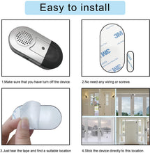 Load image into Gallery viewer, ITEM# 0063 Door And Window Alarm 5, 8, 10 Pack Alarms for Kids Safety/Home Aniti –Theft /120dB Loud Alarm with Battery Included (Watch Video)
