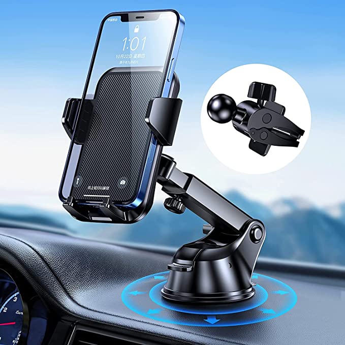ITEM 0047 Upgrade Car Phone Holder, [Thick Case & Big Phones Friendly