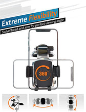 Load image into Gallery viewer, ITEM# 0048 Phone Holder for Car, Smart Clamp Car Phone Mount | Dashboard Cell Phone Car Phone Holder Compatible with iPhone 13 12 11 Pro, Xr, Xs, XS MAX,XR,X, Galaxy S20 Note 20 Ultra & All Smartphones (Watch Video)