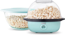 Load image into Gallery viewer, ITEM# 0111 DASH SmartStore™ Deluxe Stirring Popcorn Maker, Hot Oil Electric Popcorn Machine with Large Lid for Serving Bowl and Convenient Storage. (Watch Video)