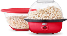 Load image into Gallery viewer, ITEM# 0111 DASH SmartStore™ Deluxe Stirring Popcorn Maker, Hot Oil Electric Popcorn Machine with Large Lid for Serving Bowl and Convenient Storage. (Watch Video)