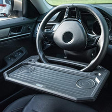 Load image into Gallery viewer, ITEM# 0044 Car, Truck Steering Wheel Tray, Desk Tables, Portable Auto Tray Only Fits Standard Steering Wheel (Watch Video)