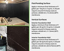 Load image into Gallery viewer, ITEM# 0061 Liquid Rubber Concrete Foundation and Basement Sealant - Indoor & Outdoor Waterproof Coating, Easy to Apply, Black, 5 Gallon (Watch Video)