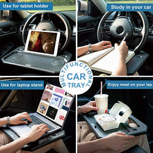 Load image into Gallery viewer, ITEM# 0044 Car, Truck Steering Wheel Tray, Desk Tables, Portable Auto Tray Only Fits Standard Steering Wheel (Watch Video)