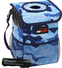 Load image into Gallery viewer, ITEM# 0049 EP Auto Waterproof Car Trash Can with Lid and Storage Pockets (Watch Video)