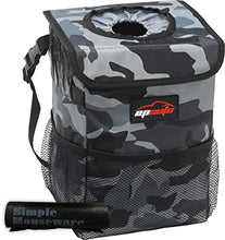 Load image into Gallery viewer, ITEM# 0049 EP Auto Waterproof Car Trash Can with Lid and Storage Pockets (Watch Video)