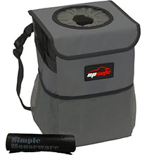 Load image into Gallery viewer, ITEM# 0049 EP Auto Waterproof Car Trash Can with Lid and Storage Pockets (Watch Video)
