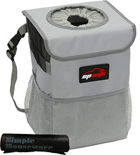 Load image into Gallery viewer, ITEM# 0049 EP Auto Waterproof Car Trash Can with Lid and Storage Pockets (Watch Video)