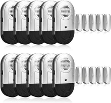 Load image into Gallery viewer, ITEM# 0063 Door And Window Alarm 5, 8, 10 Pack Alarms for Kids Safety/Home Aniti –Theft /120dB Loud Alarm with Battery Included (Watch Video)