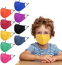 Load image into Gallery viewer, ITEM# 0015 Kids Cloth Face Masks Washable Reusable, 9 Pack Children Face Masks