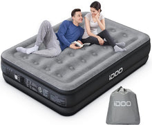 Load image into Gallery viewer, ITEM# 0164   Air Mattress Airbed with Built-in Pump, Blow Up Mattress Fast Inflatable Deflatable, Easy to Store (Watch Video)
