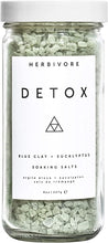 Load image into Gallery viewer, ITEM# 0183   Detox Soaking Bath Salts – Aromatherapeutic Blend of Pacific Sea Salts, Detoxifying + Relaxing, Eucalyptus &amp; Lavendar, Plant-Based, Vegan, Cruelty-Free (Watch Video)
