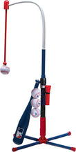 Load image into Gallery viewer, ITEM# 0203   Sports Grow-with-Me Baseball Batting Tee + Stand Set Baseball, Softball + Teeball Hitting Tee Set (Watch Video)
