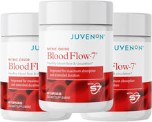 Load image into Gallery viewer, ITEM# 0186   Nitric Oxide Blood Flow-7 - Nitric Oxide Supplement with L Arginine and L Citrulline - Nitric Oxide Booster for Healthy Aging &amp; Heart Health - Nitric Oxide Pills for Men &amp; Women (Watch Video)
