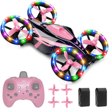 Load image into Gallery viewer, ITEM# 0204   Drones - Toys for Boys And Girls Dual Mode for Land and Fly Match LED Flash Lights wheels with 12 Scene Modes (Watch Video)
